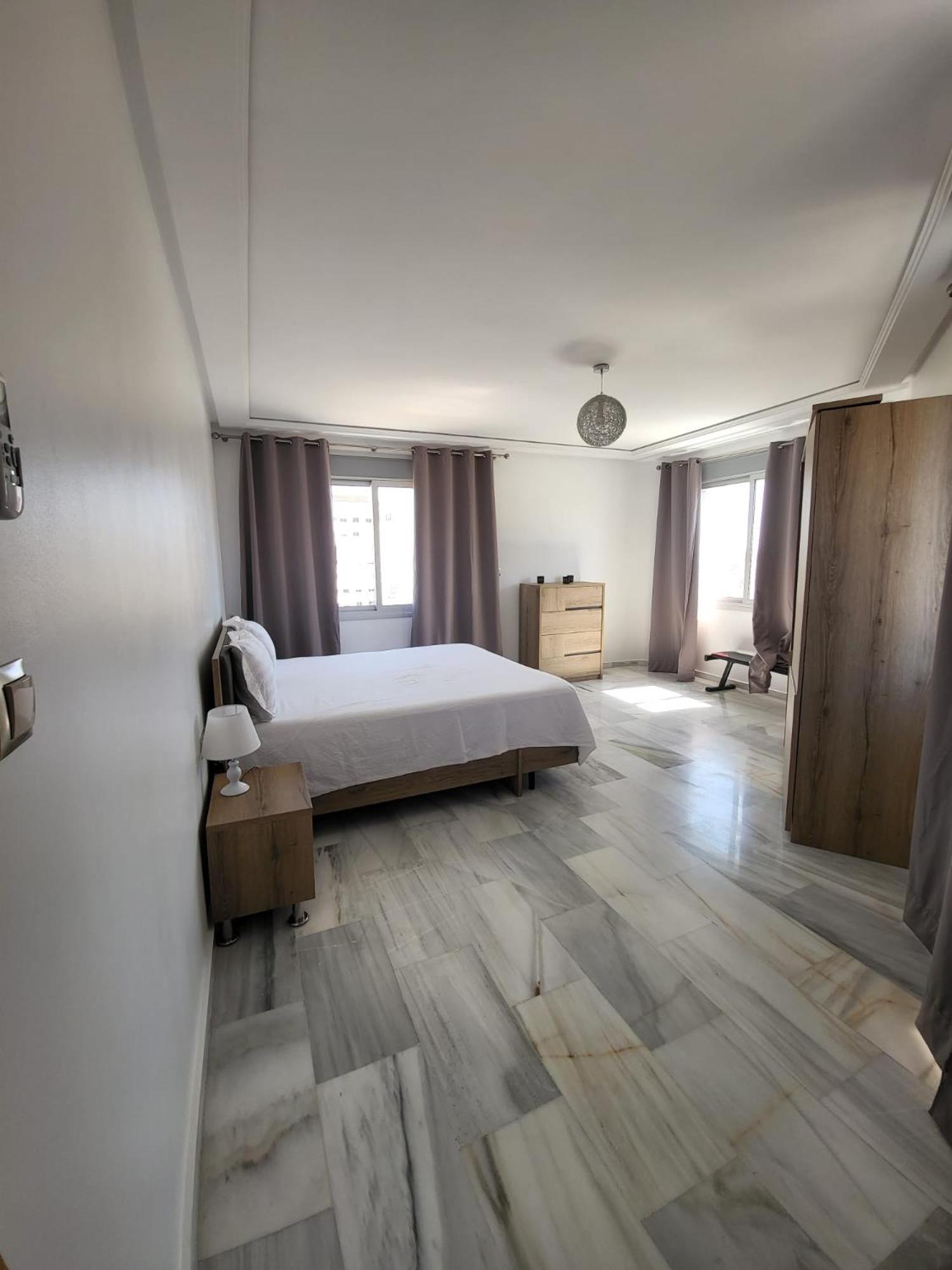 Mont Blanc :Appartement, Vue Sur Mer A 2 Minutes De La Gare. Tanger Exterior foto