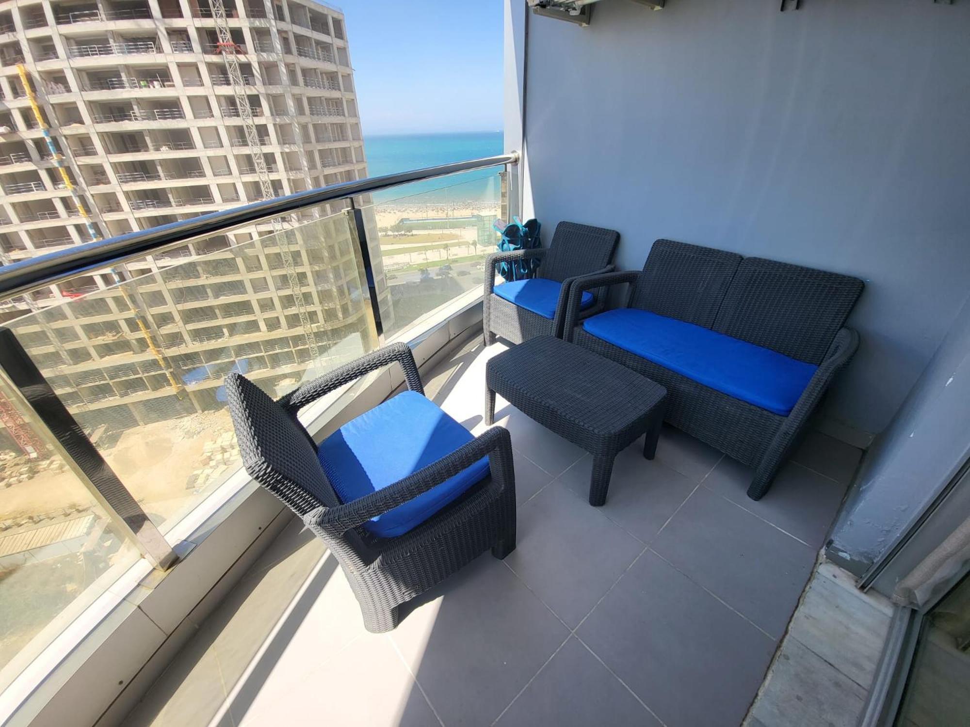 Mont Blanc :Appartement, Vue Sur Mer A 2 Minutes De La Gare. Tanger Exterior foto